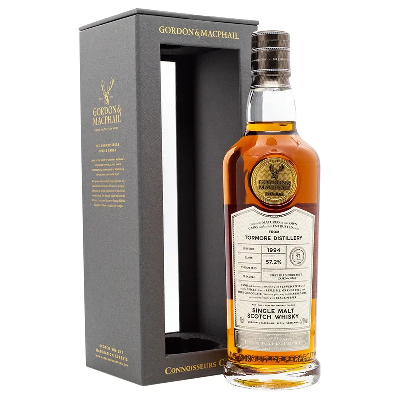 Gordon & MacPhail Tormore 27 Years 1994/2022 Cask 8348 Connoisseurs Choice (70cl, 57.2%)