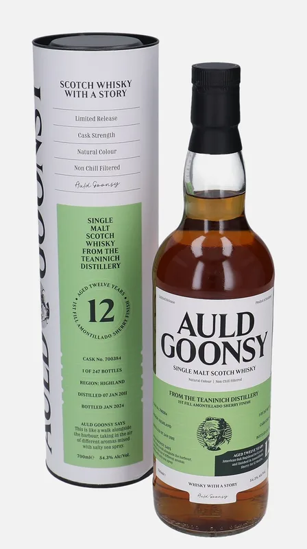Teaninich – 2011 12 Year Old Global Whisky Auld Goonsy