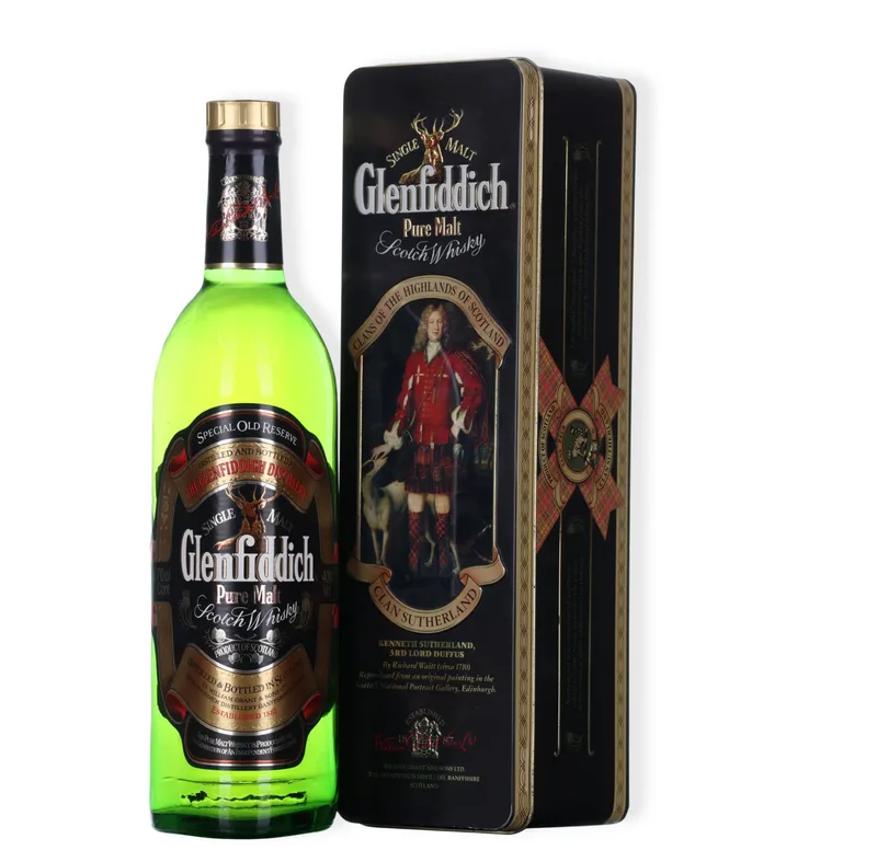 Glenfiddich Special Old Reserve Clan Sutherland (1980s Edition) (70cl, 40%)