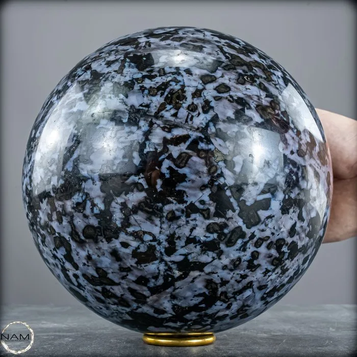 Majestic Merlinite sphere from Madagascar – Nature's force in perfected form.- 8543.71 g