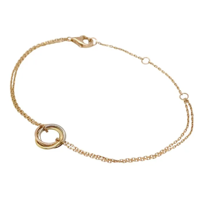 Cartier - Bracelet - Trinity - 18 kt. White gold, Rose gold, Yellow gold