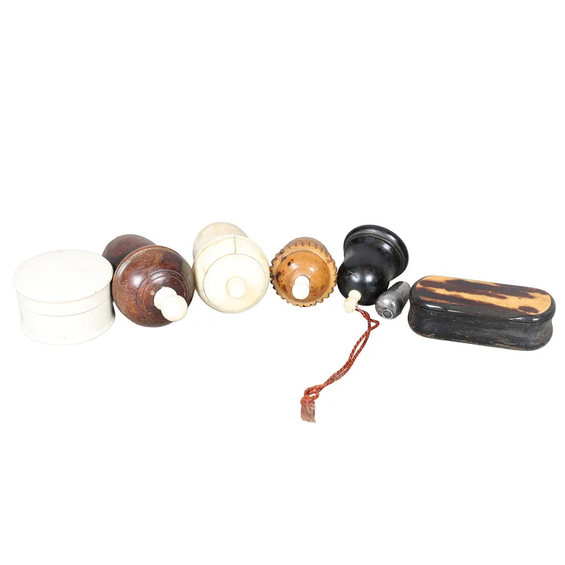 A Collection 19th Century & Later Thread Waxers (7)