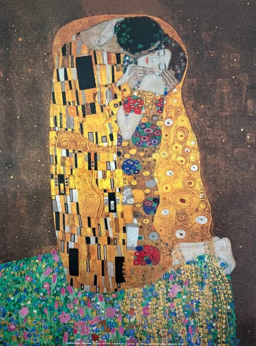Gustav Klimt (1862-1918) - “Le baiser, 1907-1908