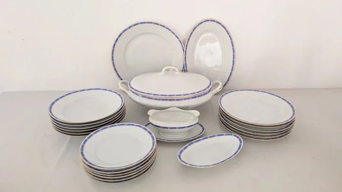 Richard Ginori - Dinner set for 6 (23) - Art Déco - Porcelain