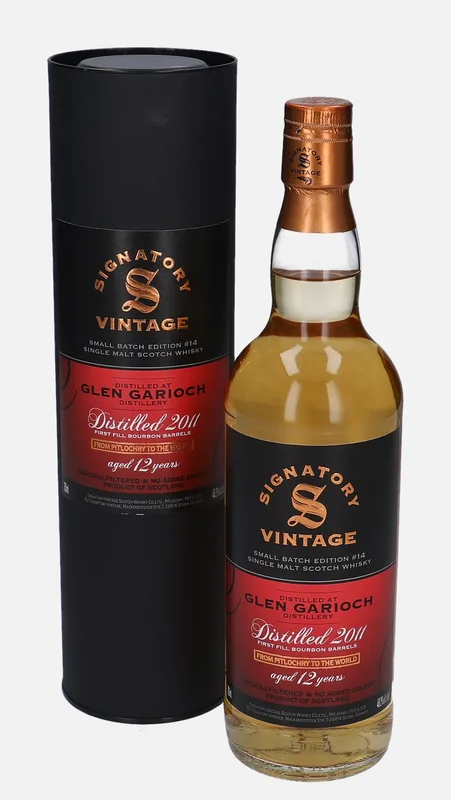 Glen Garioch – 2011 12 Year Old Signatory Vintage Scotch Whisky Co. Vintage Small Batch Edition #14