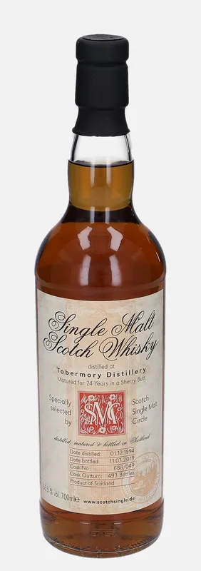 Tobermory – 1994 24 Year Old Scotch Single Malt Circle (70cl, 55.3%)