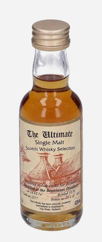 Benrinnes – 1974 20 Year Old Van Wees The Ultimate