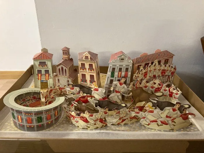 Maquette - Maqueta San Fermines - carton