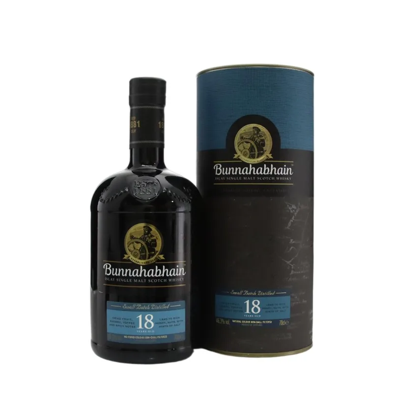 Bunnahabhain – 18 Year Old Small Batch Distilled (70cl, 46.30%)