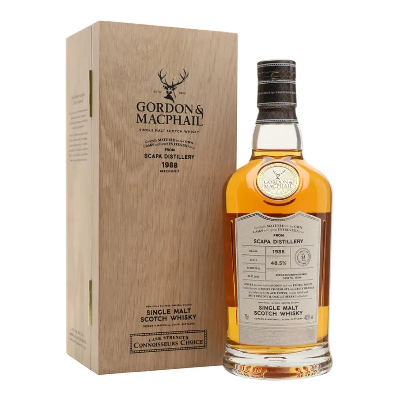 Scapa – 34 Year Old 1988 Gordon & MacPhail Connoisseurs Choice Single Bourbon Barrel (2023)