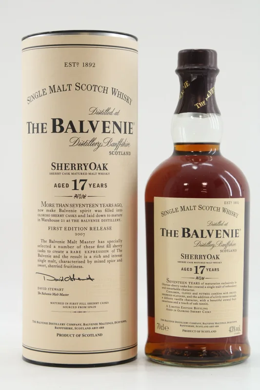 Balvenie – 17 Years Old - Sherry Oak 2007 - First Release