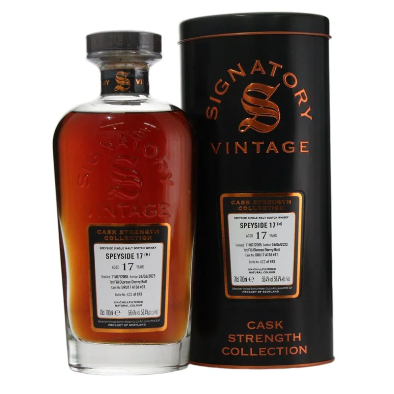 Macallan – 'Speyside 17 (M)' 2005 Cask Strength Collection 17 Year Old