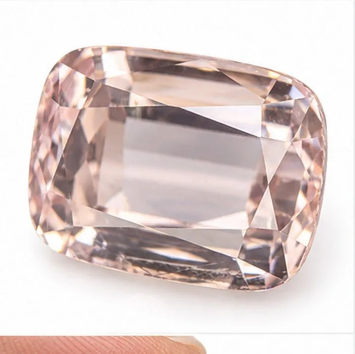 1 pcs Pink, Orange Kunzite - 17.56 ct - International Colored Gemstone Association (ICA GemLab) - No Heated - No treated