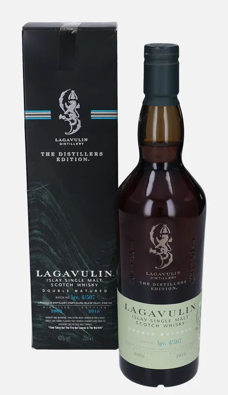 Lagavulin – 2002 Distillers Edition Double Matured lgv. 4/507 (70cl, 43%)