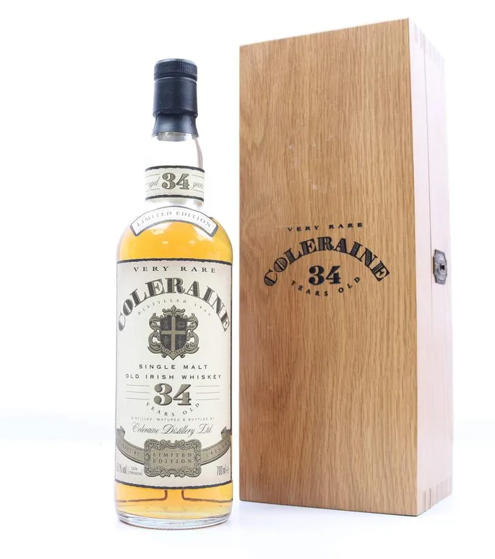 Coleraine Very Rare, 34 Year Old, Limited Edition No. 331