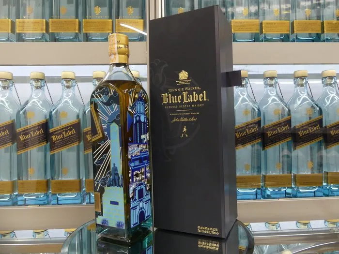 Johnnie Walker Blue Label Manila Limited Edition Design from Philippines - one of 100 bottles - 750ml