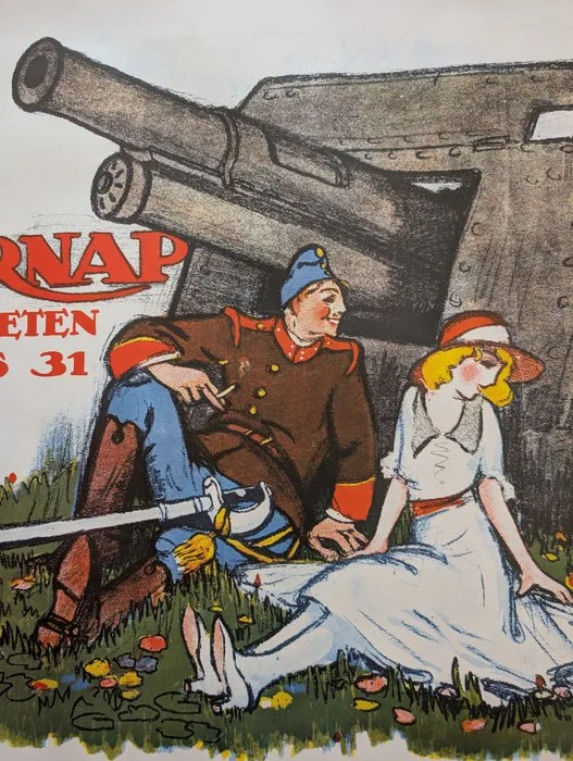 Mihály Biró - Tüzérnap a Margitszigeten - 1960s