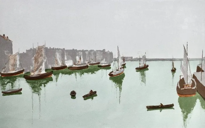 Henri MONDOR / Valdo BARBEY - Lettres à Julien. Flandre et Sicile [20 lithographies couleurs] - 1950