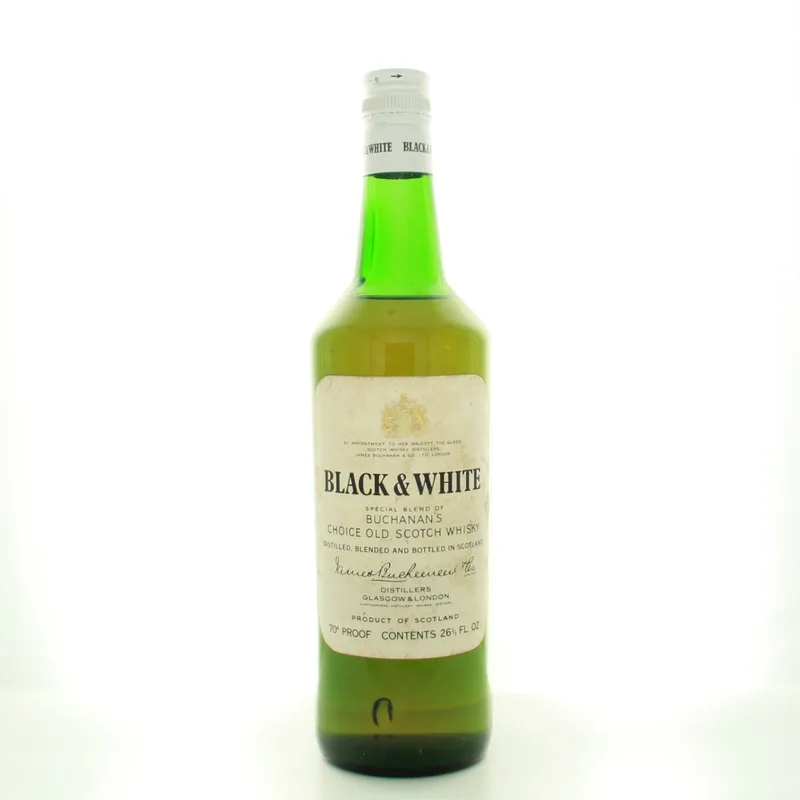 Buchanan’s Black & White 1960s Bottling (75.7cl, 70 Proof%)