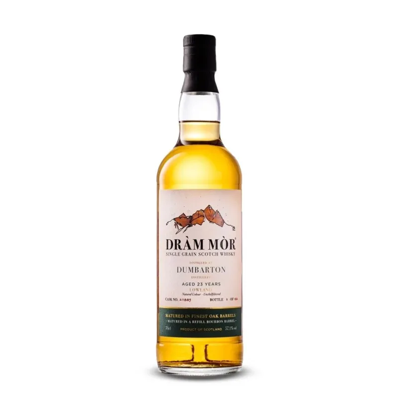 Dumbarton – 23 Year Old 2000 Dram Mor Single Refill Bourbon Cask #211885 (2023)
