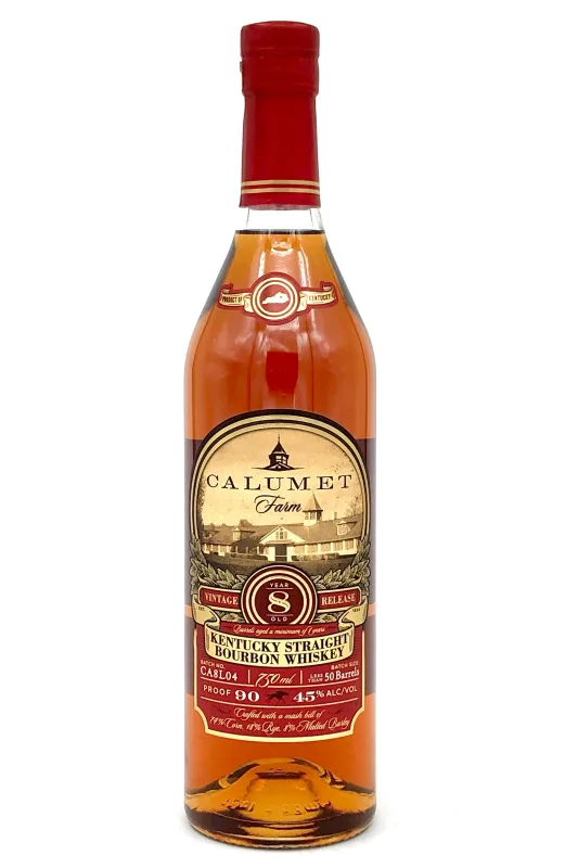 Calumet Farm 8 Year Old Kentucky Straight Bourbon (75cl, 45%)