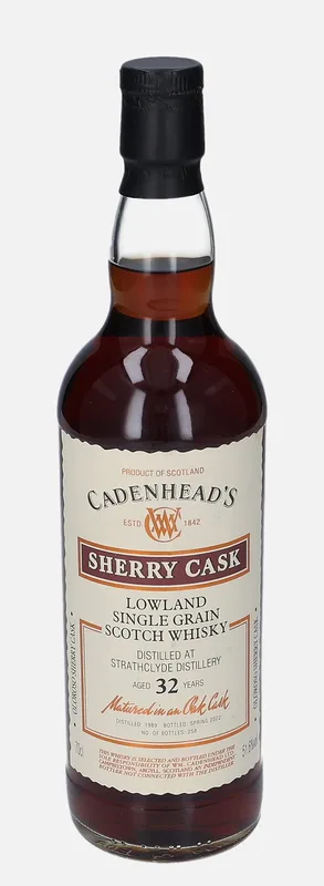 Strathclyde – 1989 32 Year Old Wm. Cadenhead Wood Range
