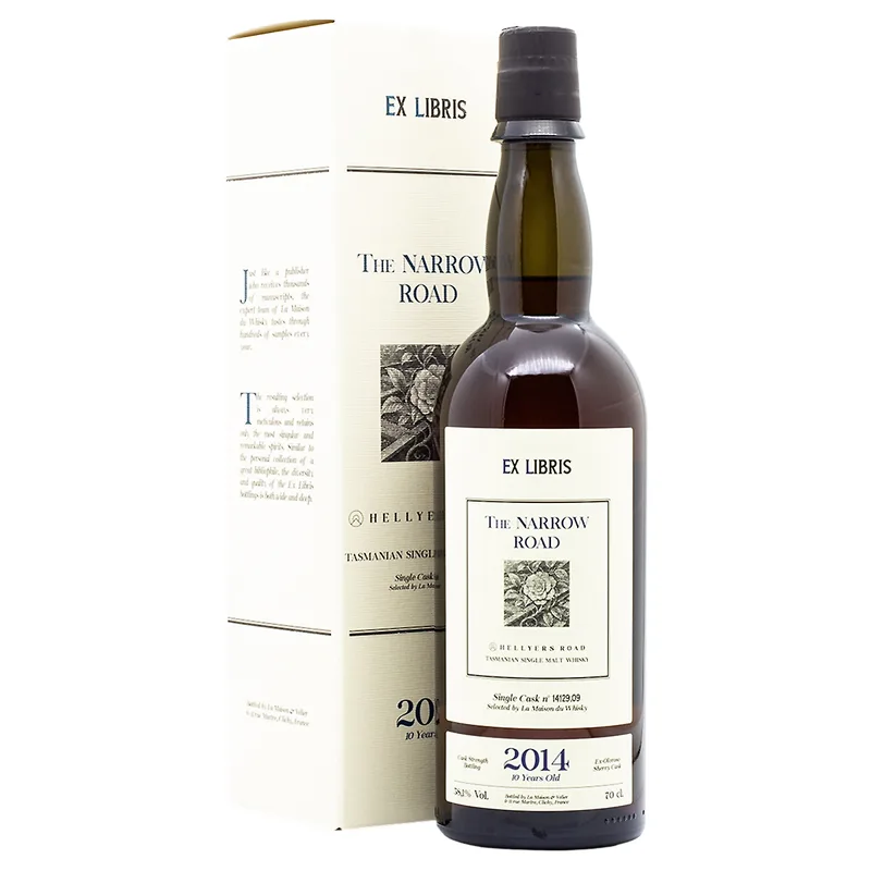Hellyers Road – 10 Years Old The Narrow Road 2014/2025 Cask 14129.09 Ex Libris (70cl, 58.1%)