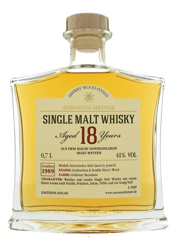 Sonnenscheiner – 18 Year Old 1989 Sherry Wood Finish