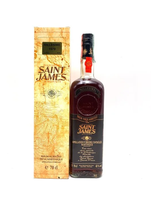 Saint James 1979 - Rhum Vieux Agricole - b. 1990s - 70cl