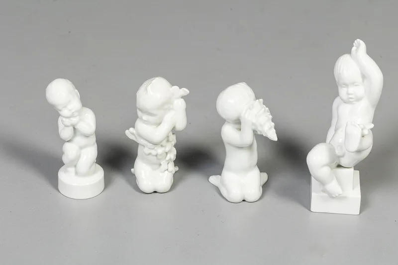 Bing & Grøndahl Four Porcelain Boy Figurines (4)