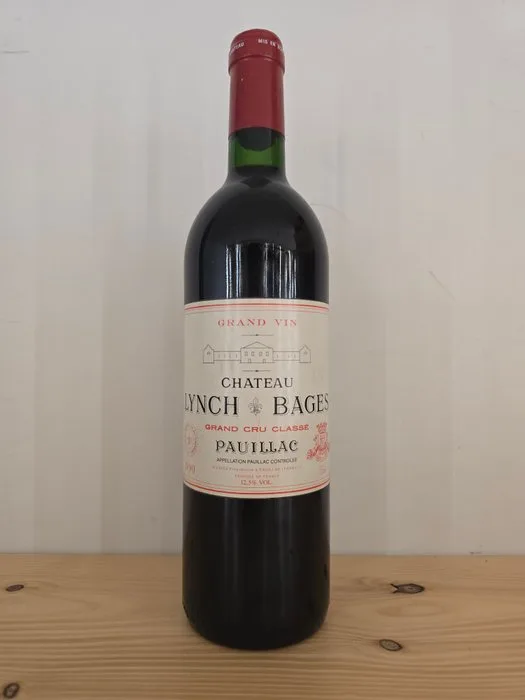 1990 Chateau Lynch Bages - Pauillac 5ème Grand Cru Classé - 1 Bottle (0.75L)