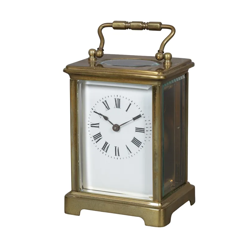 A French Brass Cased Carriage Clock