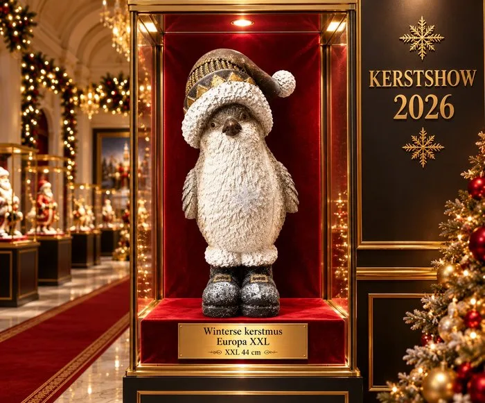 Christmas decoration - LARGE CHRISTMAS MOUSE -XXL 43.5 CM - Composite - High-quality Resin