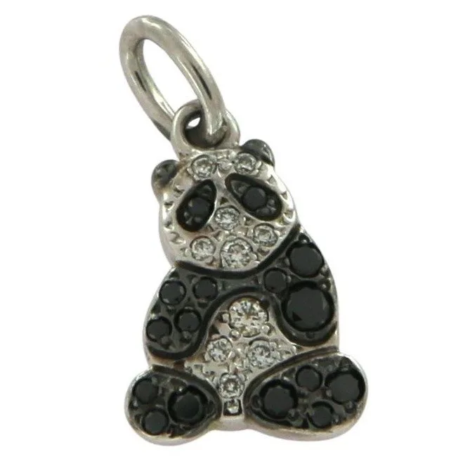 Pomellato - Pendant - DoDo - 18 kt. White gold - 0.16ct. tw. - Collaboration with WWF