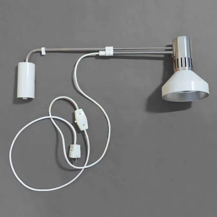 Wall lamp - Metal, Steel, Aluminium, Plastic, Chrome - AKA — Telescoping Arm