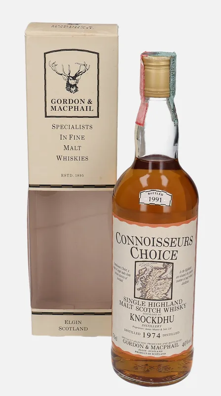 Knockdhu – 1974 Gordon & MacPhail Connoisseurs Choice