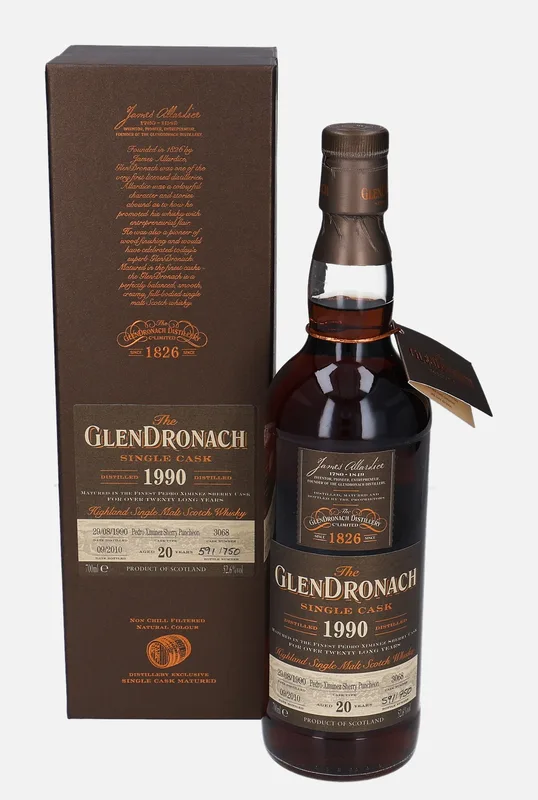 Glendronach – 1990 20 Year Old Single Cask
