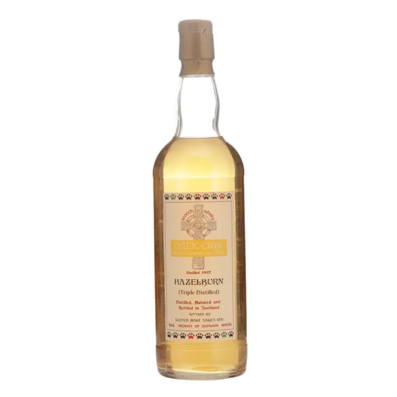 Hazelburn 1997 Scotch Malt Sales Celtic Cross