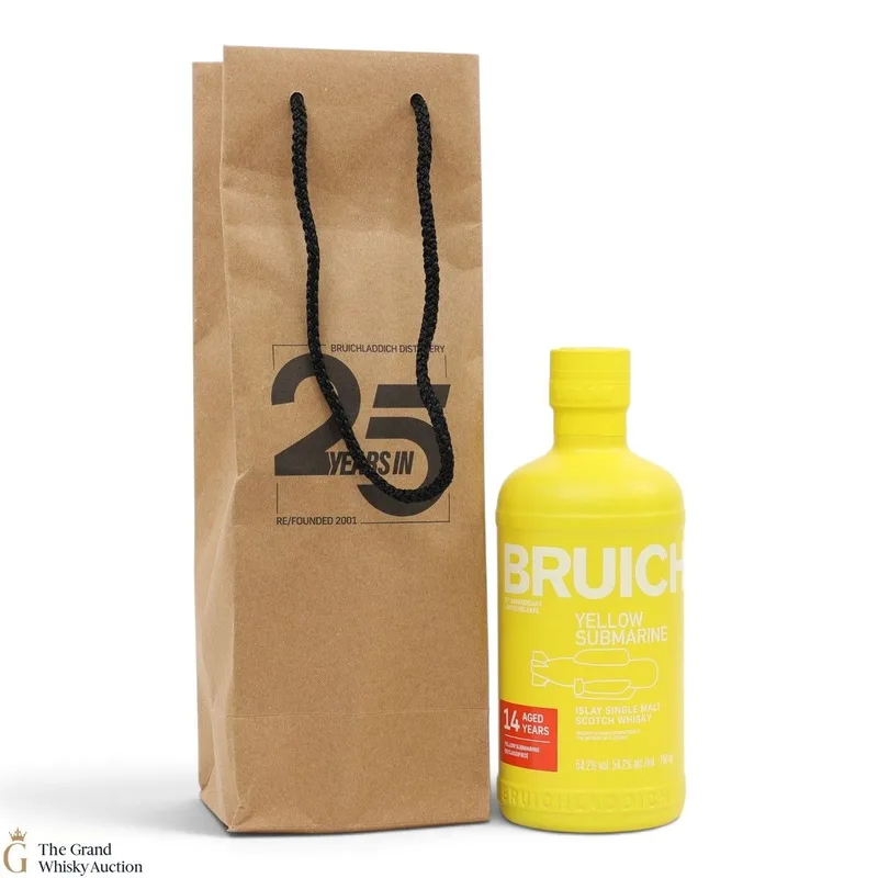 Bruichladdich – 14 Year Old - Yellow Submarine Reclassified - 25th Anniversary Limited Release (70cl, 54.2%)