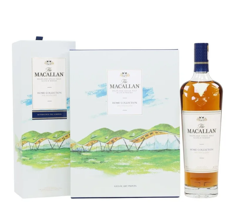 Macallan – Home Collection - The Distillery (1x70cl) & Giclee Art Prints