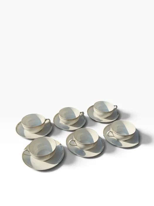 Limoges - Tea service (12) - Porcelain
