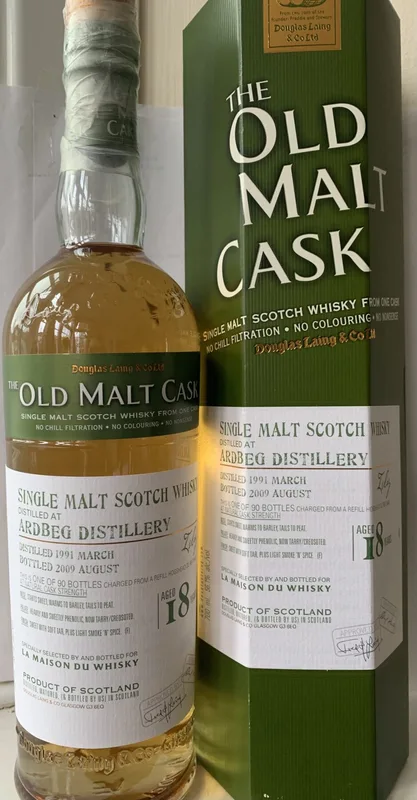 Ardbeg – 18 Year Old 1991 Old Malt Cask #5440 (70cl, 56.1%)