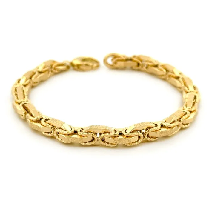 Bracelet - 18 kt. Yellow gold - Byzantine