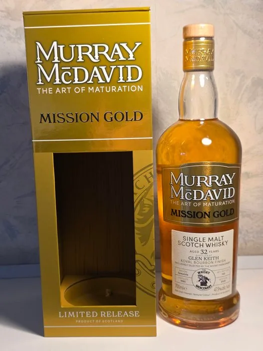 Glen Keith 1993 32 years old Mission Gold - Koval Bourbon Finish for The Whisky Mercenary - Murray McDavid - b. 2025 - 700ml