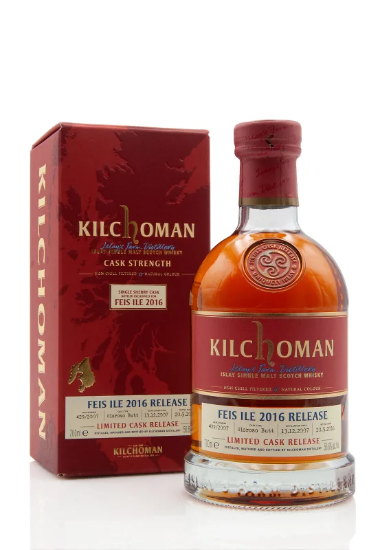 Kilchoman – 8 Year Old Feis Ile 2016 (70cl, 56.6%)