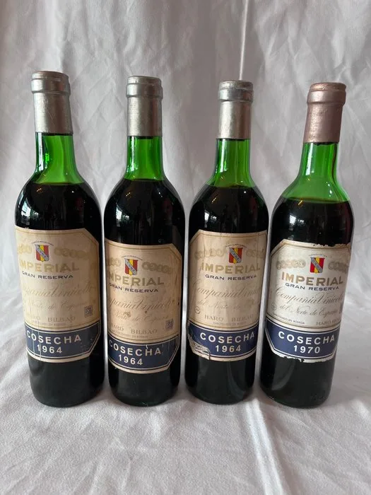 1964 (x3) & 1970 C.V.N.E. Imperial - Rioja Gran Reserva - 4 Bottles (0.75L)