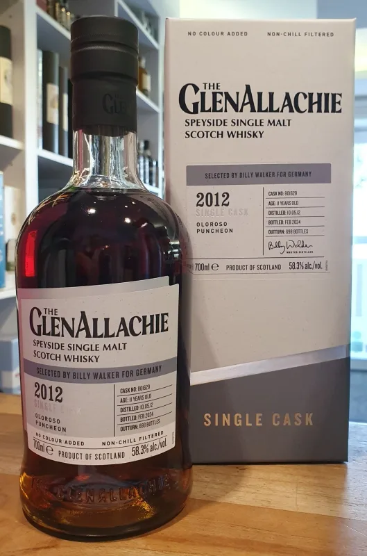 GlenAllachie – 2012 Oloroso Puncheon Single Cask 2024 (70cl, 58.3%)
