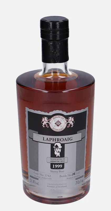 Laphroaig – 1999 Malts of Scotland (70cl, 51.4%)