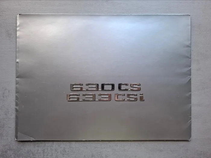 Portfolio - BMW - 630 CS - 633 CSi