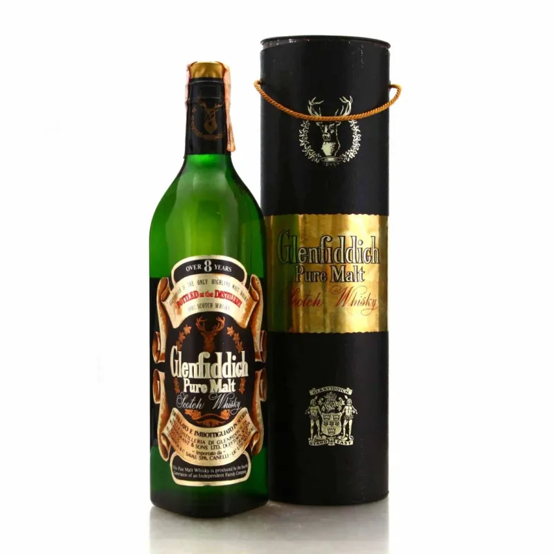 Glenfiddich 8 Year Old Pure Malt Scotch Whisky - 1970s (75cl, 43%)
